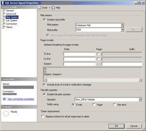 SQL Server Mail Alert Enable