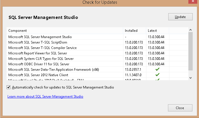 neues SQL Server Management Studio Preview 2016 veröffentlicht
