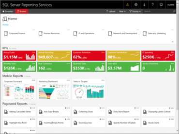SQL Server Reporting Services 2016