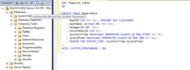 Temporal Tables mit SQL Server 2016 CTP 3.1