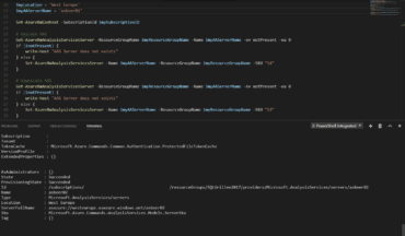 Resize Azure Analysis Services Demo