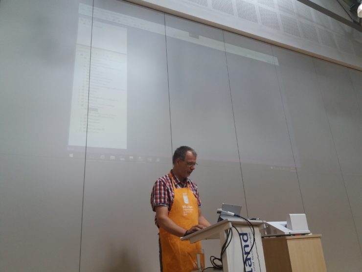 Volker Bachmann beim SQLGrillen 2018