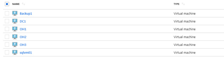 Entwicklungsumgebung für meine SQL Server Installationsversuche mit Desired State Configuration in Azure