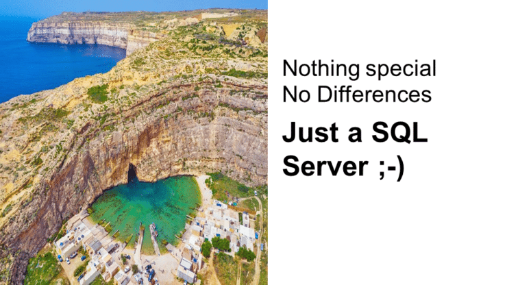 It is just a SQLServer - dont be afraid of moving you databases into Azure