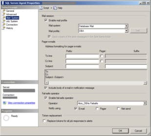 SQL Server Mail Alert Enable